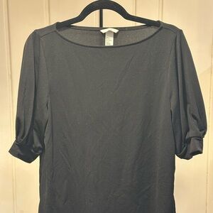 H&M Classic Black Blouse